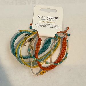 Set of 5 puravida bracelets - new with tag, never worn